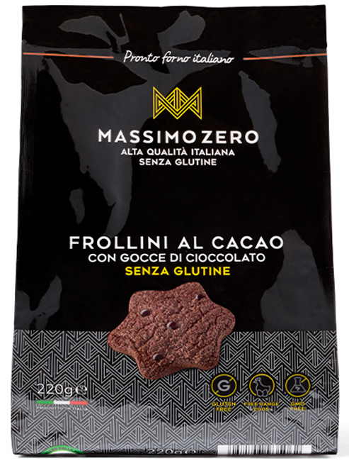 MASSIMO ZERO FROLLINI CACAO 220 G - Luckyfarma.it