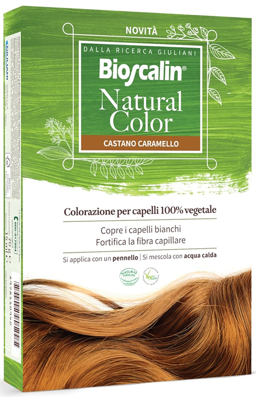 BIOSCALIN NATURAL COLOR CASTANO CARAMELLO 70 G - Luckyfarma.it