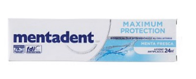 MENTADENT MAXIMUM PROTECTION MENTA FRESCA DENTIFRICIO 75 ML - Luckyfarma.it