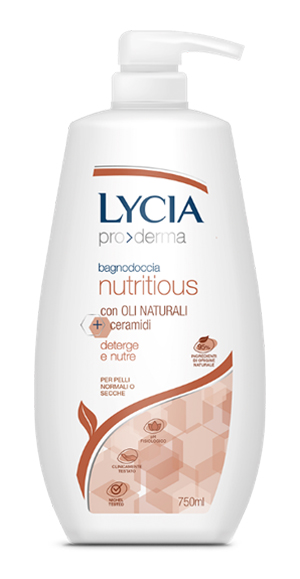 LYCIA PRODERMA BAGNODOCCIA NUTRITIOUS 750 ML - Luckyfarma.it