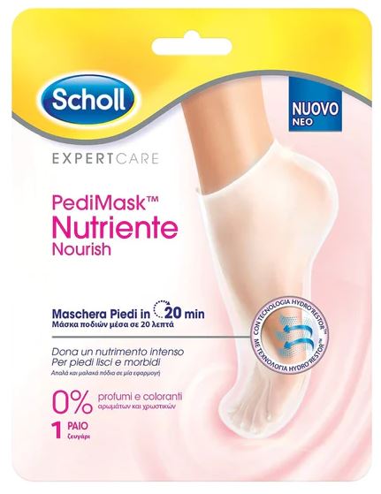 SCHOLL EXPERTCARE PEDIMASK NUTRIENTE 0% PROFUMI E COLORANTI - Luckyfarma.it