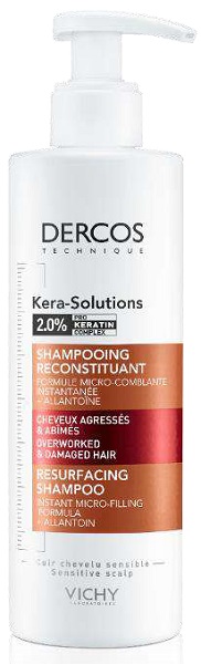 DERCOS TECHNIQUE KERASOL SHAMPOO RISTRUTTURANTE 250 ML - Luckyfarma.it