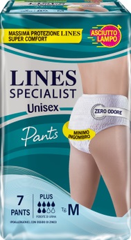 LINES SPECIALIST PANTS PLUS UNISEX M 7 PEZZI - Luckyfarma.it