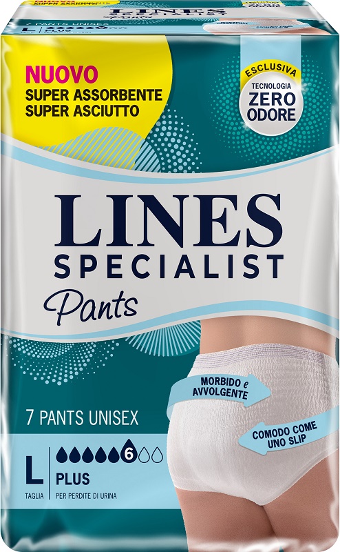 LINES SPECIALIST PANTS PLUS UNISEX L 7 PEZZI - Luckyfarma.it