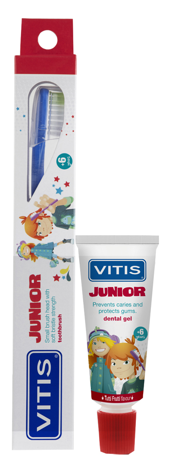 VITIS JUNIOR SPAZZOLINO + GEL 15 ML - Luckyfarma.it