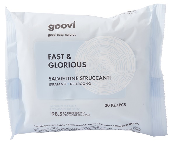 GOOVI SALVIETTINE STRUCCANTI 20 PEZZI - Luckyfarma.it
