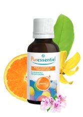 PURESSENTIEL MISCELA HAPPY ECOCERT MISCELA PER DIFFUSIONE HAPPY CERTIFICATA ECOCERT 30 ML - Luckyfarma.it