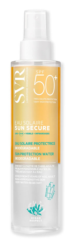 SUN SECURE EAU SOLAIRE SPF50 200 ML - Luckyfarma.it