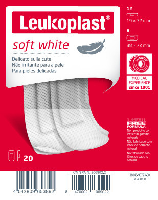 LEUKOPLAST SOFT WHITE 20 PEZZI ASSORTITI - Luckyfarma.it