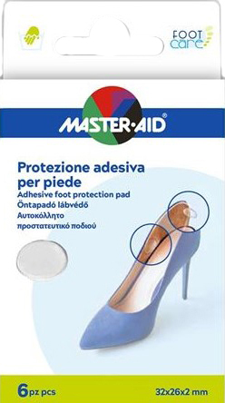 MASTER-AID FOOT CARE PROTEZIONE GEL ADESIVA 6 PEZZI - Luckyfarma.it