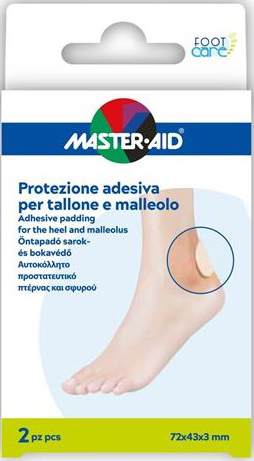 MASTER-AID FOOT CARE PROTEZIONE TALLONE/MALLEOLI 2 PEZZI - Luckyfarma.it