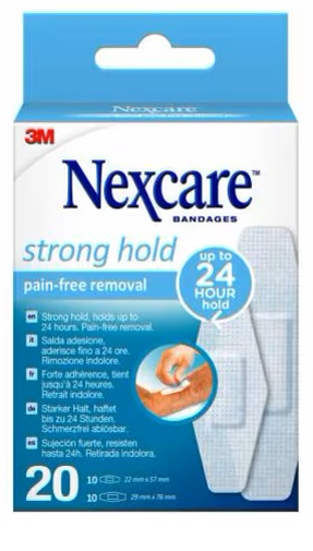 CEROTTO NEXCARE STRONG 360 GRADI 20 PEZZI ASSORTITI - Luckyfarma.it