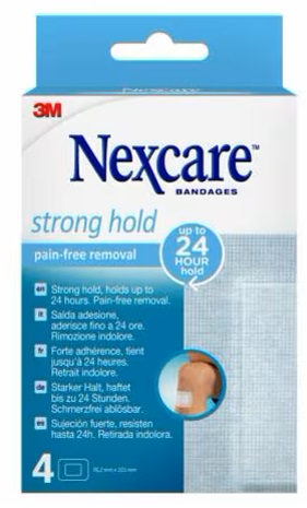 CEROTTO NEXCARE STRONG PADS 4 PEZZI - Luckyfarma.it