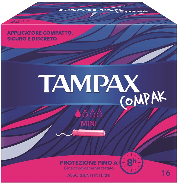 TAMPAX COMPAK ASSORBENTE INTERNO MINI 16 PEZZI - Luckyfarma.it