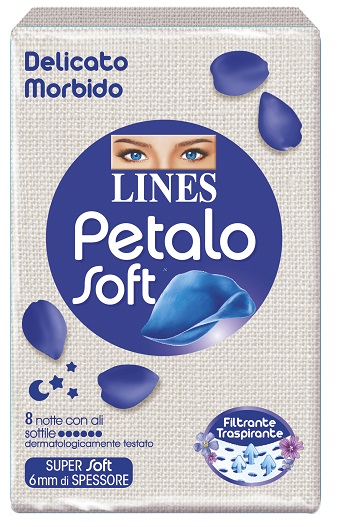 LINES PETALO SOFT NOTTE 8 PEZZI - Luckyfarma.it