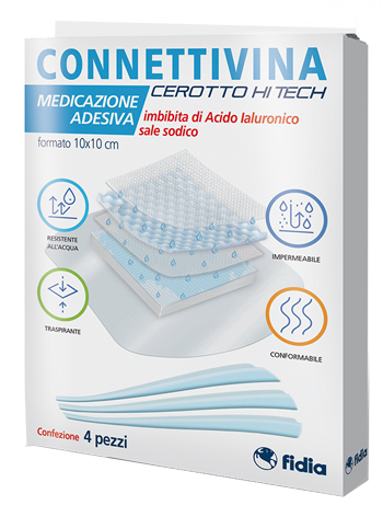 CEROTTO CONNETTIVINA HITECH 10 X 10 CM 4 PEZZI - Luckyfarma.it