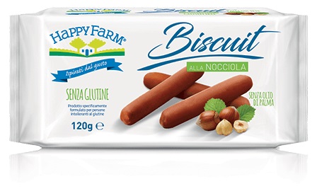 HAPPY FARM BISCUIT NOCCIOLA 120 G - Luckyfarma.it