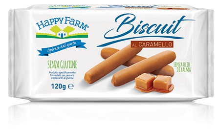 HAPPY FARM BISCUIT CARAMELLO 120 G - Luckyfarma.it