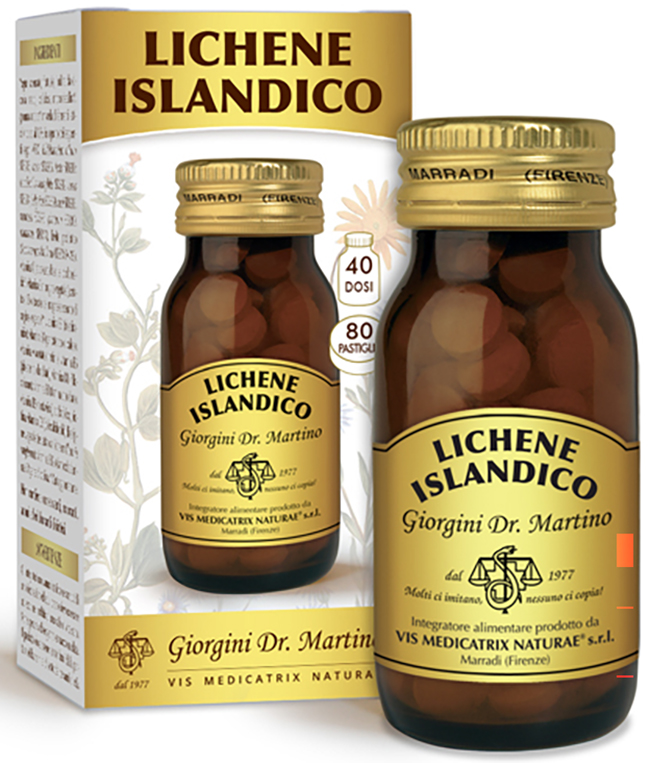 LICHENE ISLANDICO 80 PASTIGLIE - Luckyfarma.it