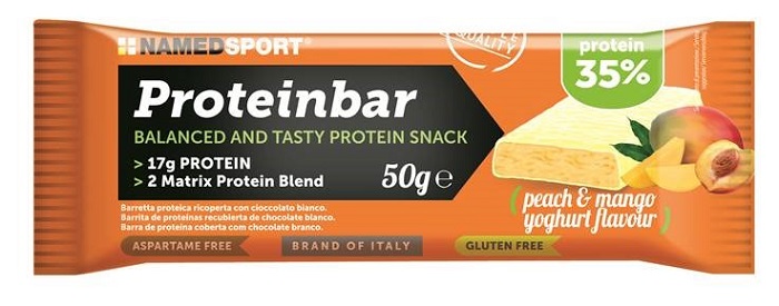 PROTEINBAR PEACH & MANGO YOGHURT 50 G - Luckyfarma.it