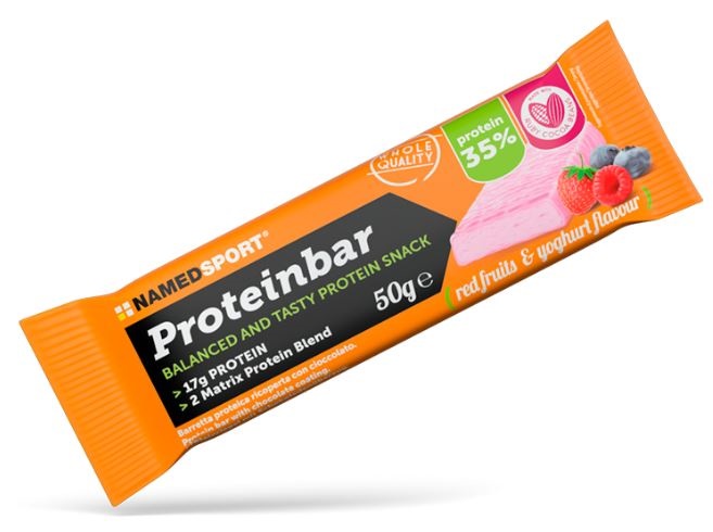PROTEINBAR RED FRUITS & YOGHURT BARRETTA 50 G - Luckyfarma.it