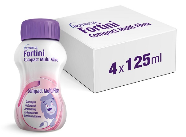 FORTINI COMPACT MULTI FIBRE FRAGOLA 4 PEZZI 125 G - Luckyfarma.it