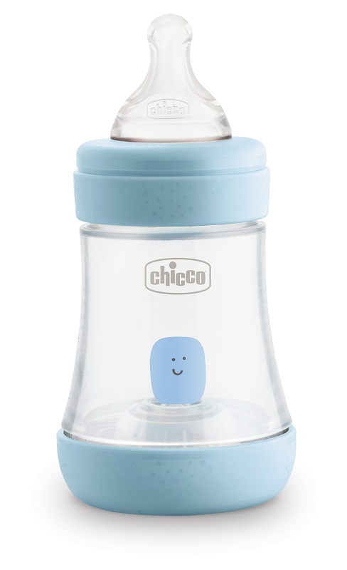 CHICCO BIBERON PERFECT 5 BOY 150 ML IN SILICONE 1 FORO - Luckyfarma.it