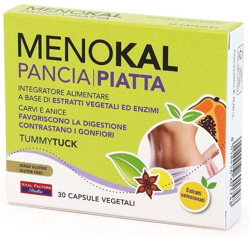 MENOKAL PANCIA PIATTA TUMMY TUCK 30 CAPSULE - Luckyfarma.it