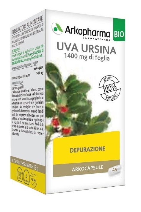 ARKO CAPSULE UVA URSINA BIO 45 CAPSULE - Luckyfarma.it
