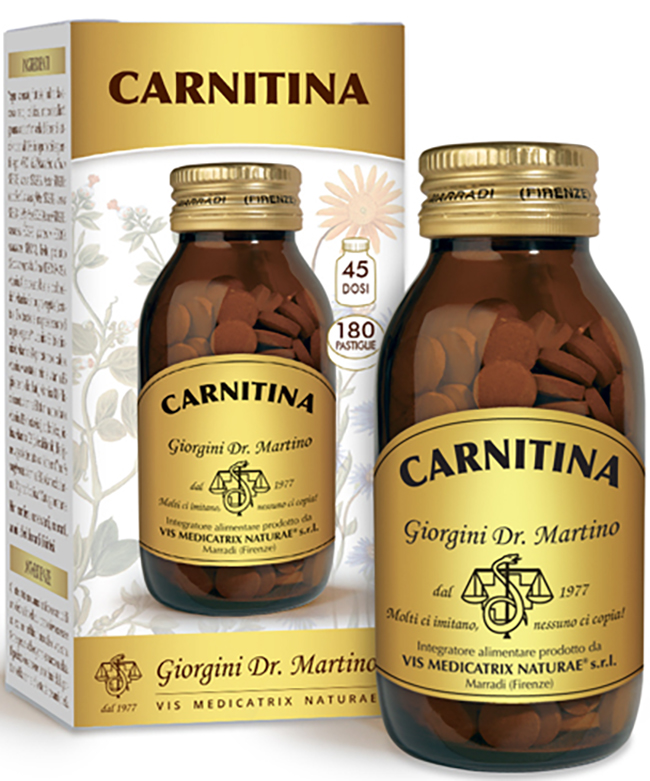 CARNITINA 180 PASTIGLIE DA 500 MG - Luckyfarma.it
