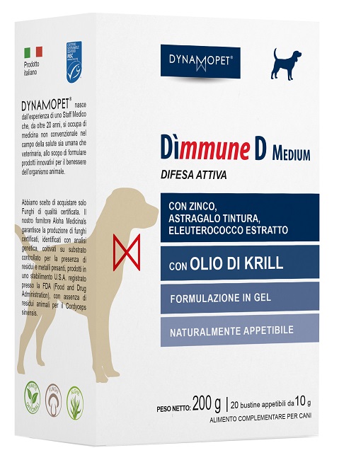 DIMMUNE D MEDIUM CANI 20 BUSTINE 10 G - Luckyfarma.it
