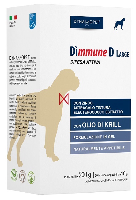 DIMMUNE D LARGE CANI 20 BUSTINE 10 G - Luckyfarma.it