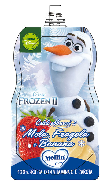 POUCH DISNEY FROZEN MELA FRAGOLA BANANA 110 G - Luckyfarma.it