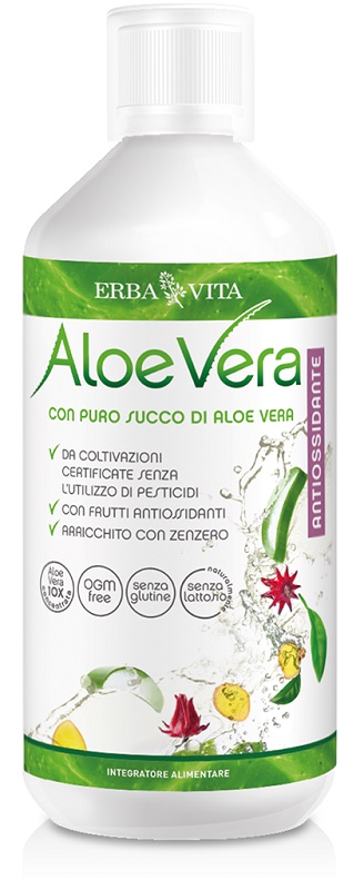 ALOE VERA PURO SUCCO ANTIOSSIDANTE 1 LITRO - Luckyfarma.it