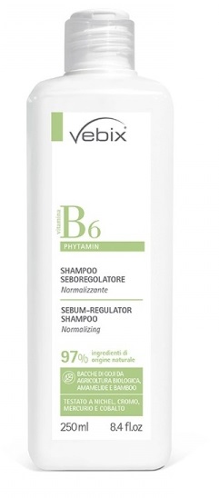 VEBIX PHYTAMIN SHAMPOO SEBOREGOLATORE NORMALIZZANTE 250 ML - Luckyfarma.it