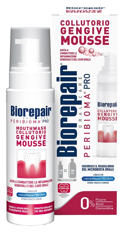 BIOREPAIR PERIBIOMA MOUSSE COLLUTORIO 200 ML - Luckyfarma.it