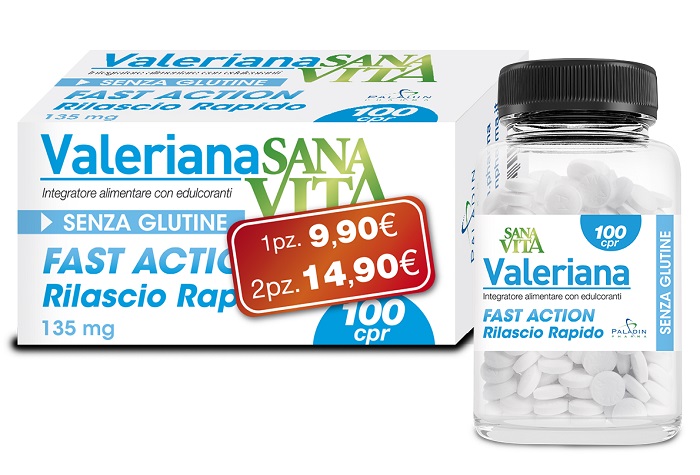 SANAVITA VALERIANA 100 COMPRESSE - Luckyfarma.it