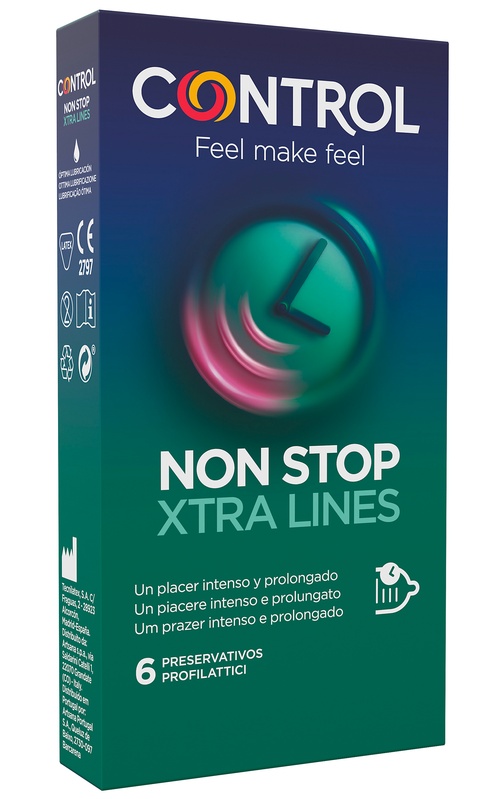 CONTROL NON STOP XTRA LINES 6 PEZZI - Luckyfarma.it