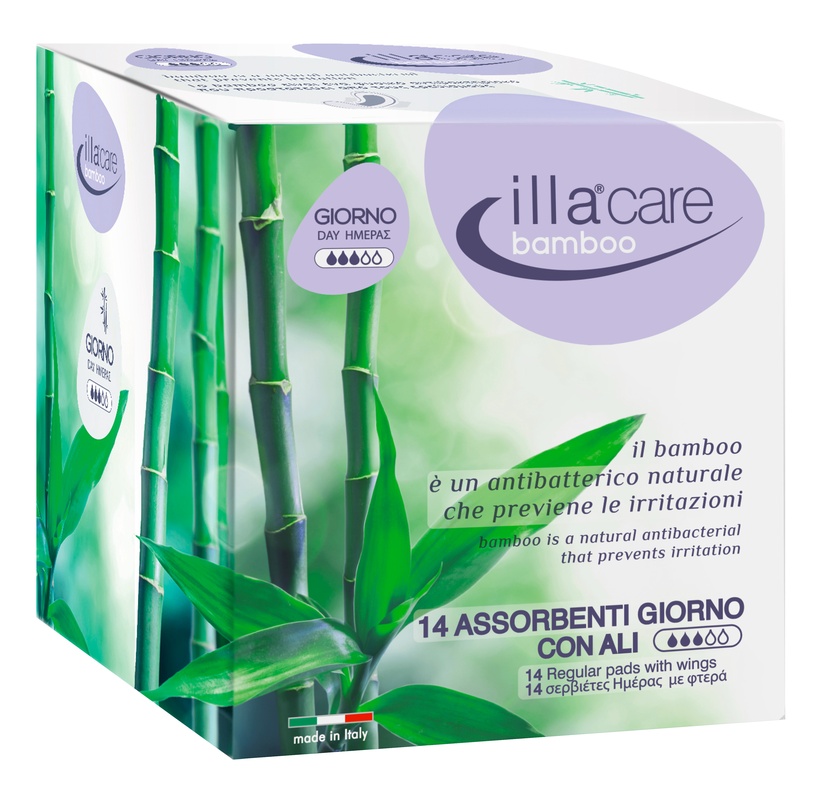 ILLA CARE BAMBOO ASSORBENTE GIORNO 14 PEZZI - Luckyfarma.it