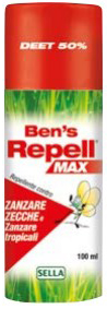 BEN'S REPELLENTE BIOCIDA 50% 100 ML - Luckyfarma.it