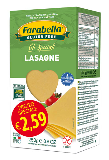 FARABELLA LASAGNA PROMO 250 G X 6 PEZZI - Luckyfarma.it