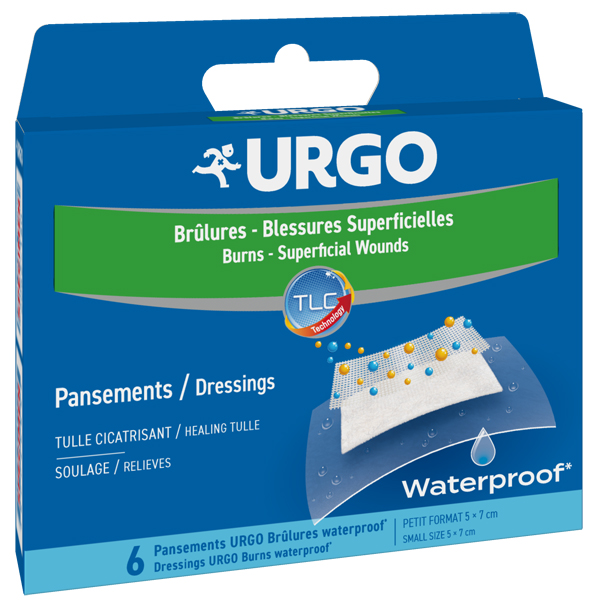 URGO USTIONI SUPERFICIALI WATERPROOF 5 X 7 CM 6 PEZZI - Luckyfarma.it