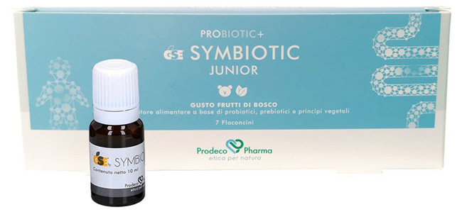 PROBIOTIC+ GSE SYMBYOTIC JUNIOR FRUTTI DI BOSCO 7 FLACONCINI - Luckyfarma.it