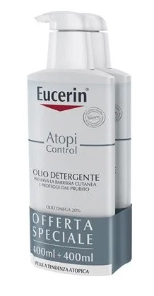 EUCERIN BIPACCO ATOPI OLIO DETERGENTE 400 ML - Luckyfarma.it