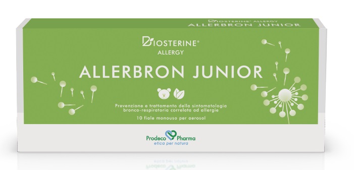 BIOSTERINE ALLERGY ALLERBRON JUNIOR 10 FIALE DA 5 ML - Luckyfarma.it