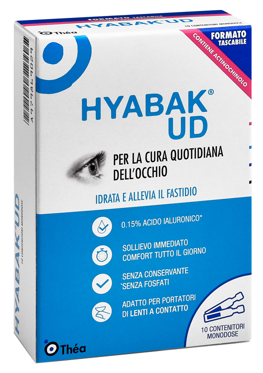 HYABAK UD SOSTITUTO LACRIMALE 10 MONODOSI 4 G - Luckyfarma.it