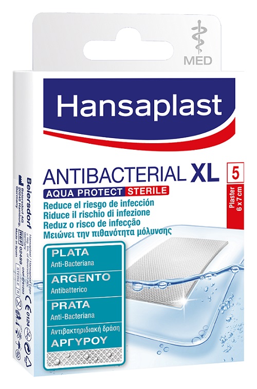 HANSAPLAST AQUA PROTECT EXTRA LARGE SILVER 5 PEZZI - Luckyfarma.it