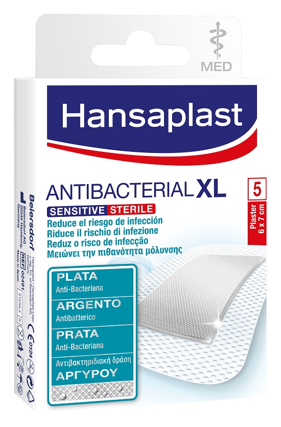 HANSAPLAST SENSITIVE EXTRA LARGE SILVER 5 PEZZI - Luckyfarma.it