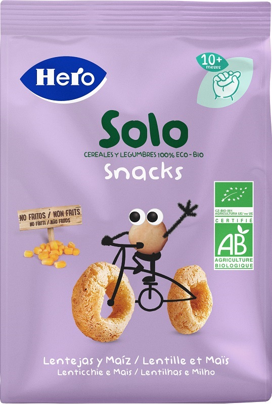 HERO SOLO SNACK LENTICCHIE MAIS 100% BIO 50 G - Luckyfarma.it