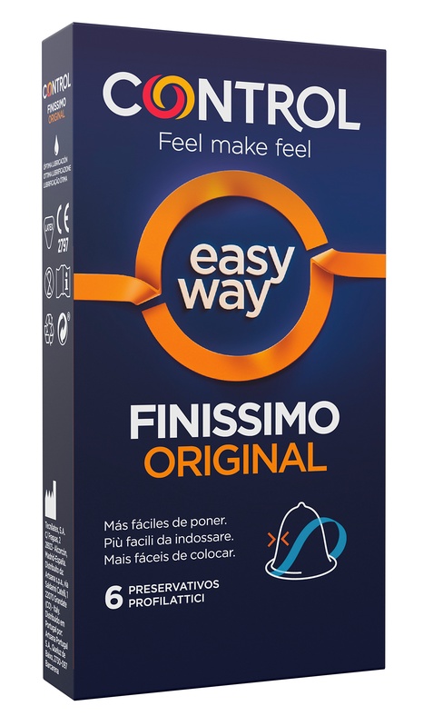 PROFILATTICO CONTROL FINISSIMO ORIGINAL EASY WAY 6 PEZZI - Luckyfarma.it
